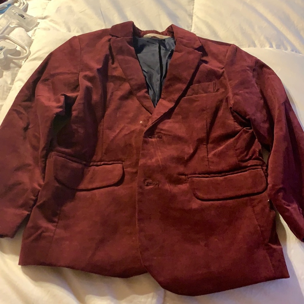 Boys Velvet Blazer